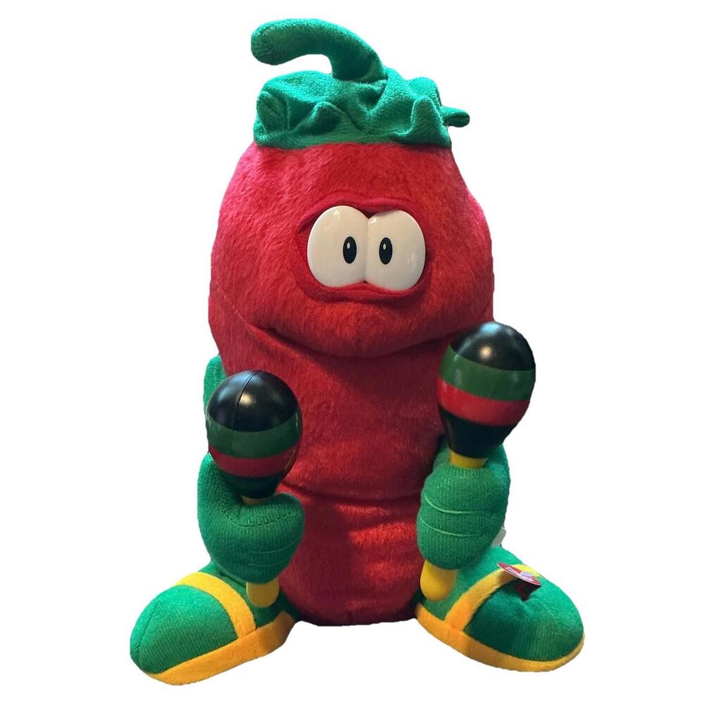 Mills Cuddle Barn Red Chili Pepe Hot Animated Plush Toy-USED WORKS